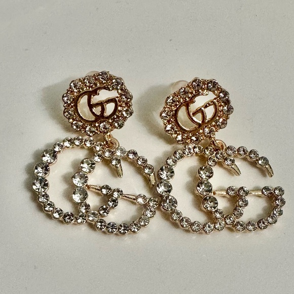 Gucci Jewelry - Gucci crystal accent earrings